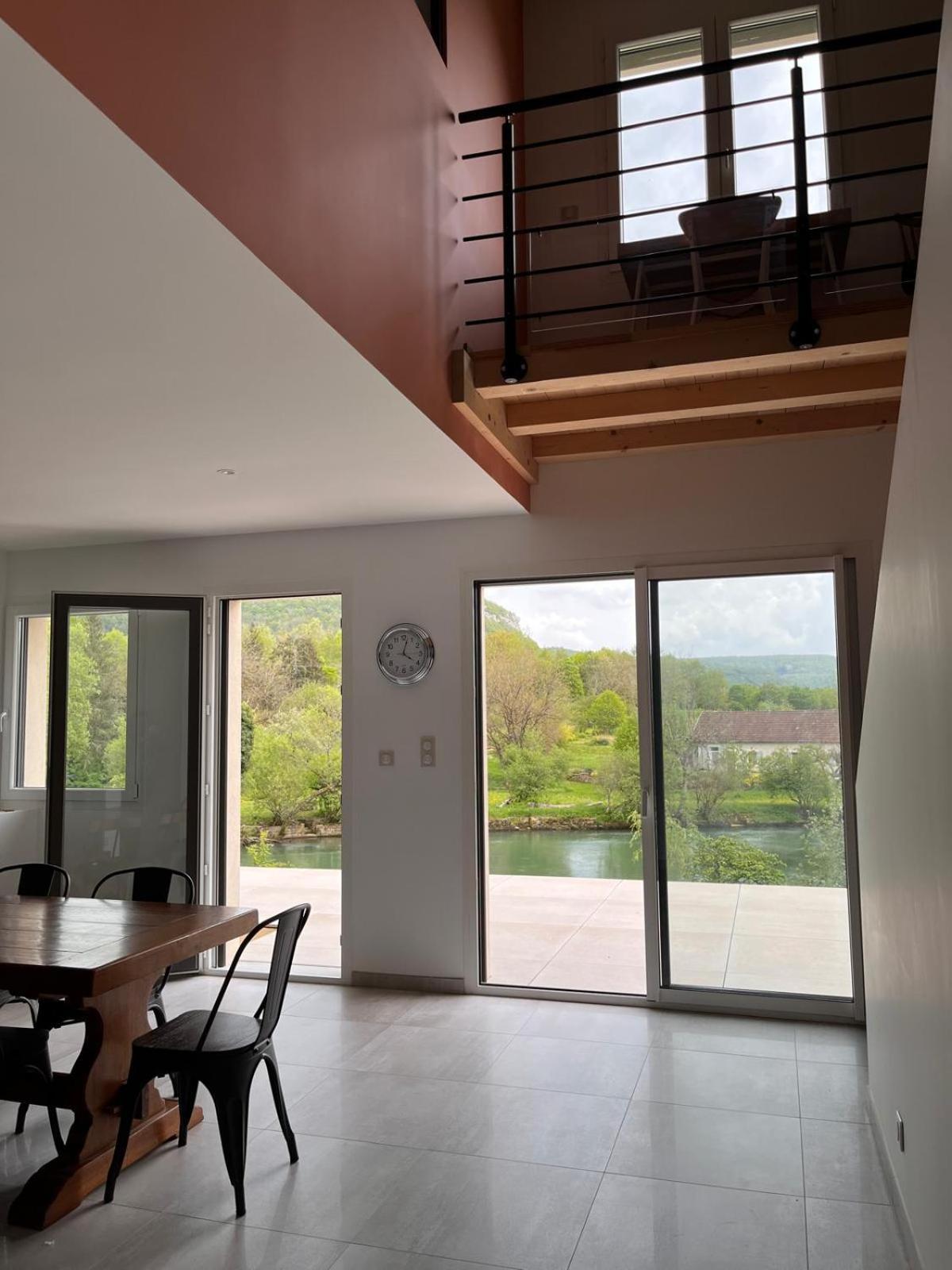 Maison De Vacances - Vue Panoramique Riviere Ornans Exterior foto